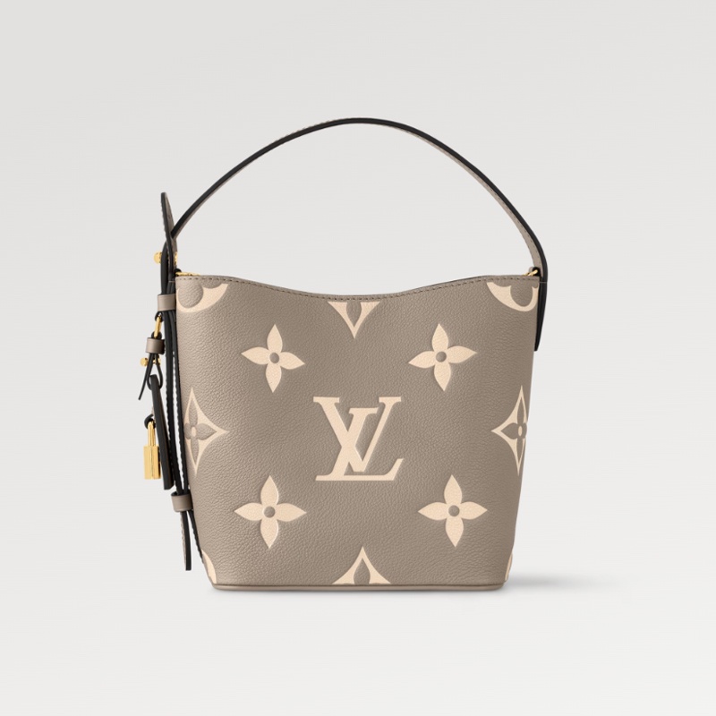 商品Louis Vuitton|【预售十天】路易威登 ALL IN BB 大象灰手袋 压纹粒面牛皮革水桶包 M13045,价格¥21758,第5张图片详细描述