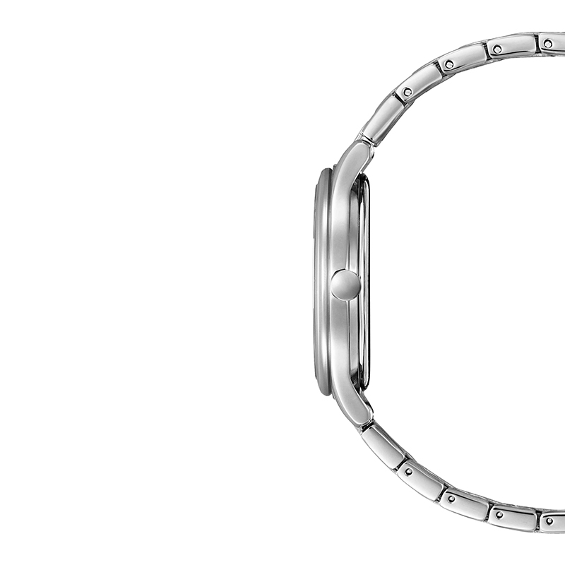 商品Citizen|Citizen 23新款 女士银色不锈钢精钢表带白色表盘腕表32mm,价格¥1201,第4张图片详细描述
