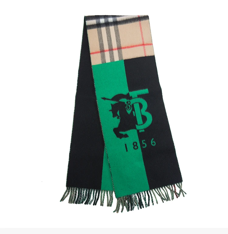 商品Burberry|BURBERRY 黑色中性围巾 8022490,价格¥2396,第5张图片详细描述