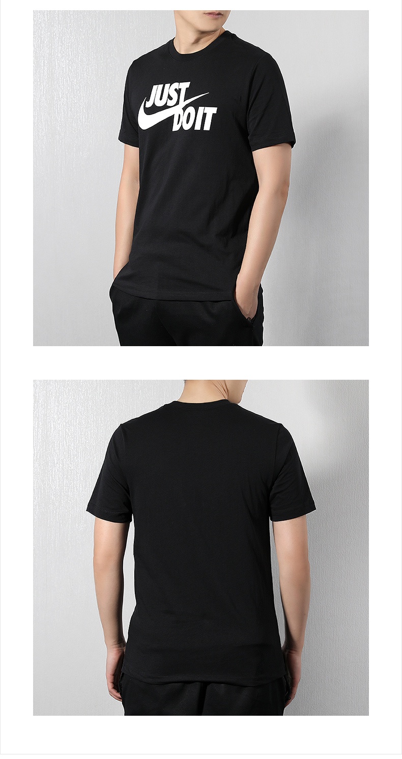 商品[国内直发] NIKE|M NSW TEE JUST DO IT SWOOSH男士运动休闲T恤,价格¥93,第3张图片详细描述