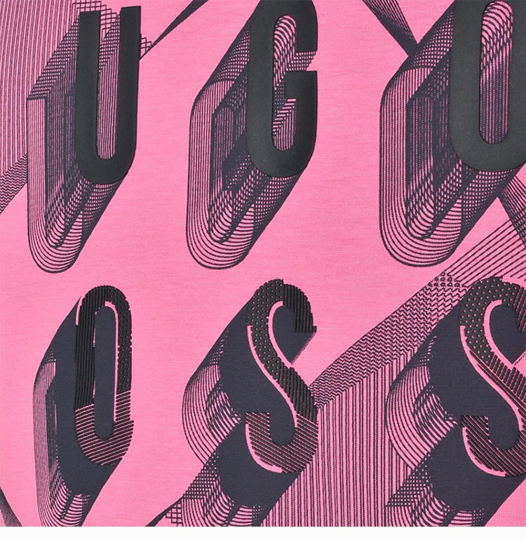 商品Hugo Boss|HUGO BOSS 玫红色男士T恤 TEEOS-171-5506-570,价格¥419,第20张图片详细描述