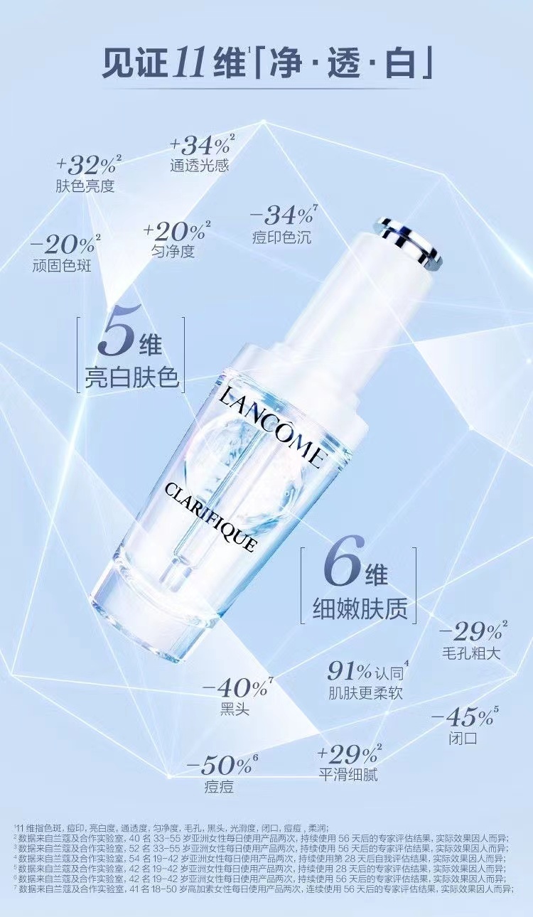 商品[国内直发] Lancôme|兰蔻    净澈焕肤淡斑精华极光淡斑精华30ml淡化色斑 焕亮肌肤,价格¥668,第3张图片详细描述