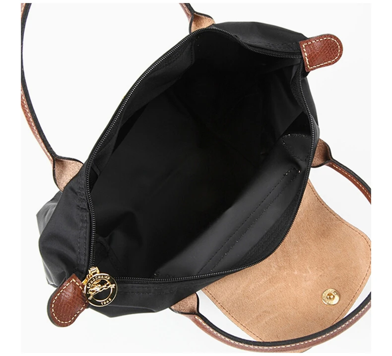 商品Longchamp|Longchamp 珑骧 黑色尼龙女士手提包 1621089001,价格¥898,第6张图片��详细描述