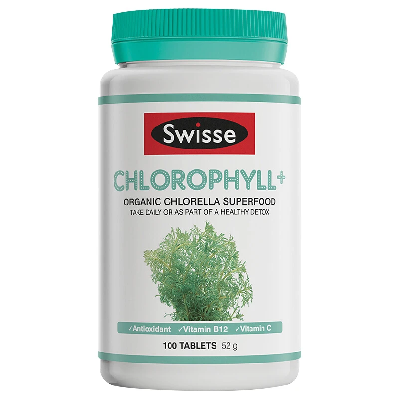 商品[国内直发] Swisse|Swisse叶绿素片100片,价格¥110,第1张图片详细描述