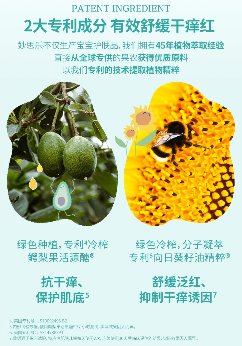 商品[国内直发] Mustela|妙思乐思恬雅润肤膏舒缓滋养补水保湿婴儿宝宝润肤膏200ML,价格¥270,第4张图片详细描述