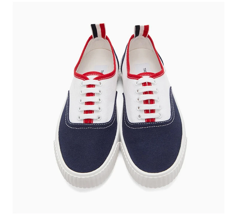 商品Thom Browne|THOM BROWNE 男士拼色织物运动鞋 MFD201A-01588-960,价格¥1779,第8张图片详细描述