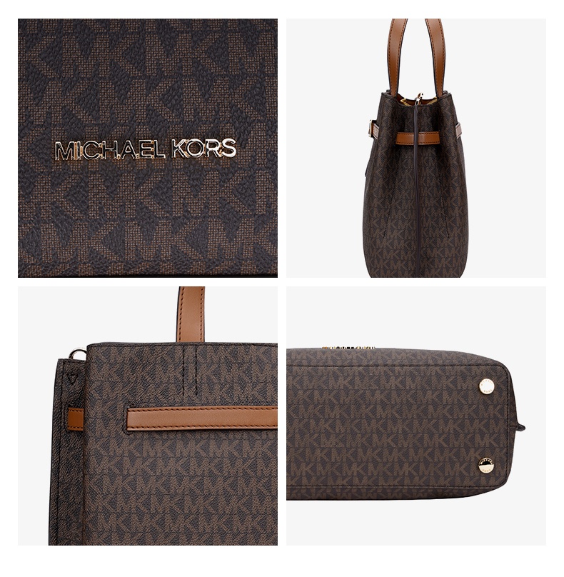 商��品Michael Kors|迈克.科尔斯EMILA大号PVC配皮女士单肩斜挎手提包,价格¥1878,第7张图片详细描述