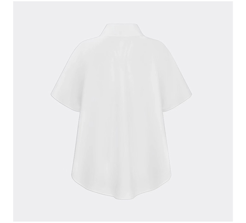 商品[国内直发] Dior|DIOR 女白色女士衬衫 111B62A-3356-0100,价格¥7663,第5张图片详细描述
