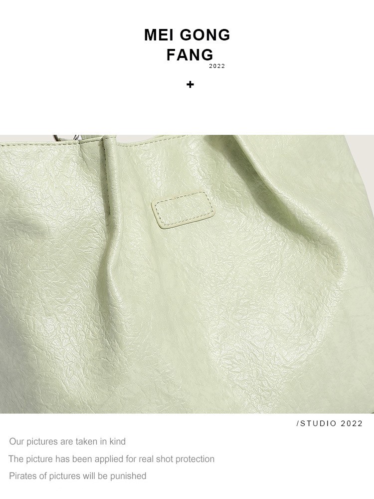 商品[国内直发] GLENVINTEN|格岚云顿2023春季新款小众设计托特包女简约单肩大包百搭学生上课大容量通勤包,价格¥238,第3张图片详细描述