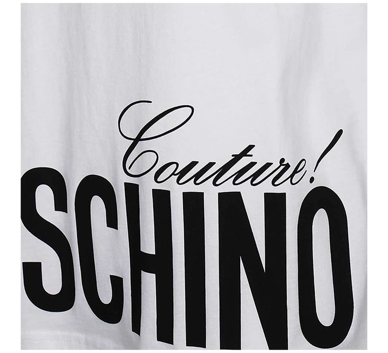 商品Moschino|MOSCHINO 白色女士T恤 EA0703-0540-1001,价格¥617,第6张图片详细描述