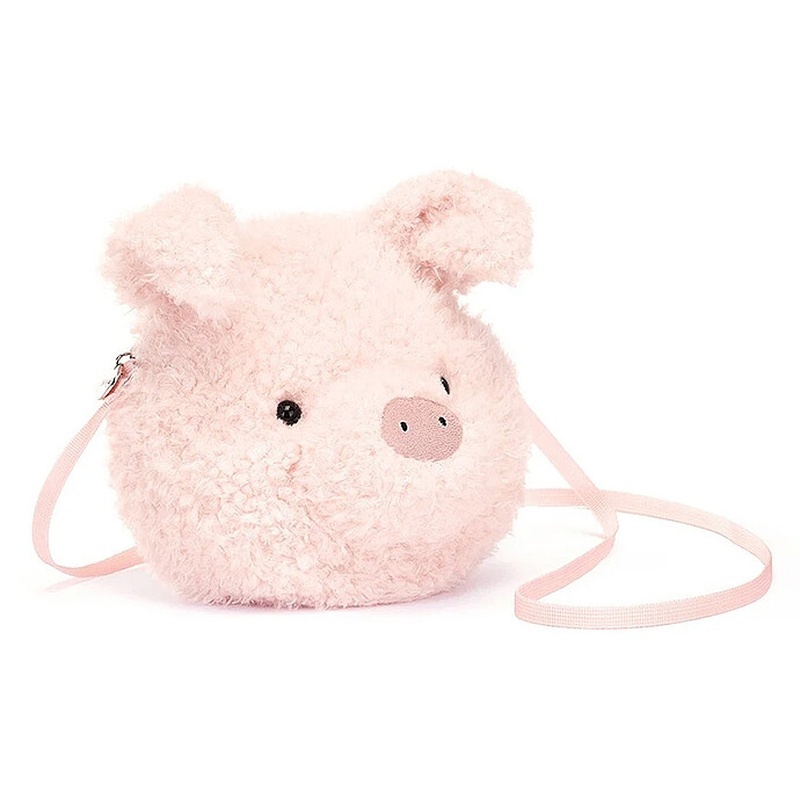 商品Jellycat|Jellycat 粉色尼龙/聚酯纤维小猪包玩偶,价格¥441,第5张图片详细描述