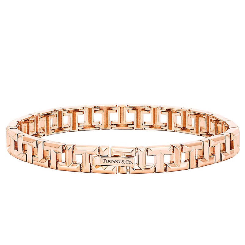商品Tiffany & Co.|  Tiffany & Co./蒂芙尼 18K金 玫瑰金 True 窄式手链GRP10612,价格¥64338,第2张图片详细描述