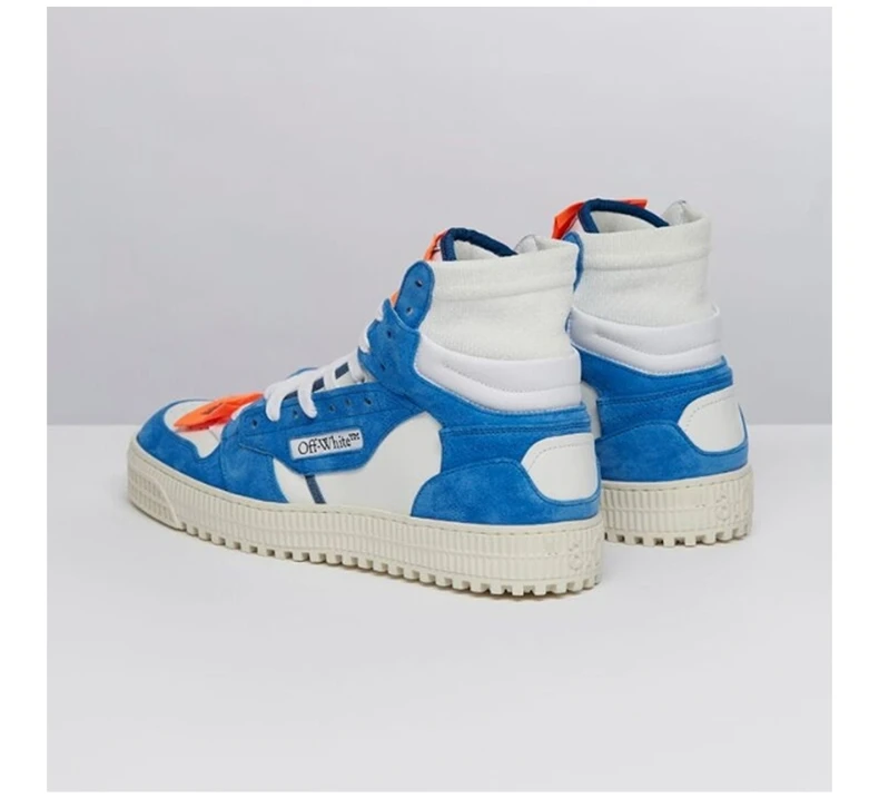 商品Off-White|OFF WHITE 蓝色男士帆布鞋 OMIA065F21LEA003-4510,价格¥3630,第6张图片详细描述