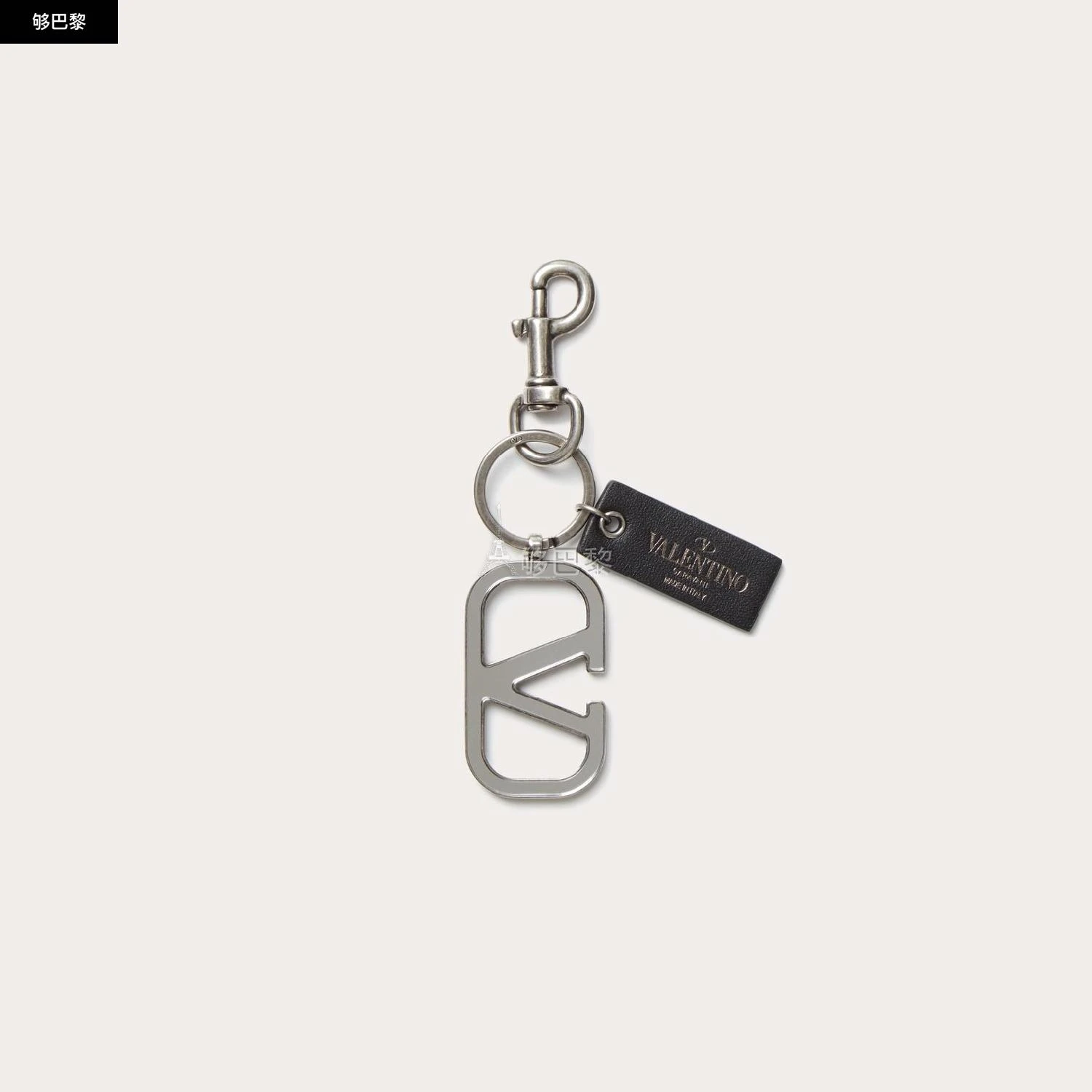 商品Valentino|包邮包税【预售7天发货】 VALENTINO华伦天奴 24春夏 男士 钥匙扣 PORTE-CLÉS VLOGO SIGNATURE XY2P0R81KVI_S13,价格¥2028,第3张图片详细描述
