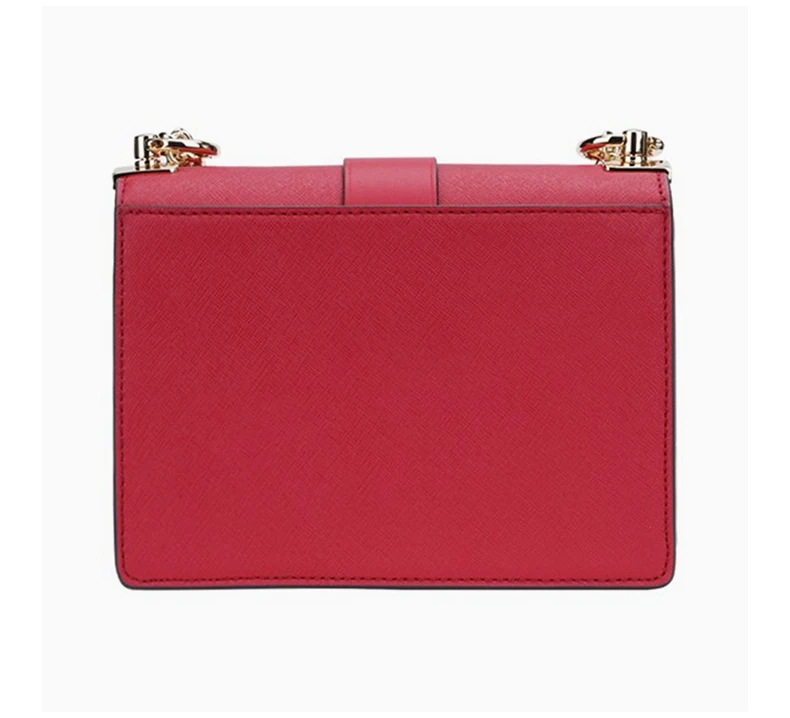 商品[国内直发] Michael Kors|MICHAEL KORS 女士GREENWICH系列红色链条单肩斜挎包 32S1GGRC0L-CRIMSON,价格¥1598,第6张图片详细描述