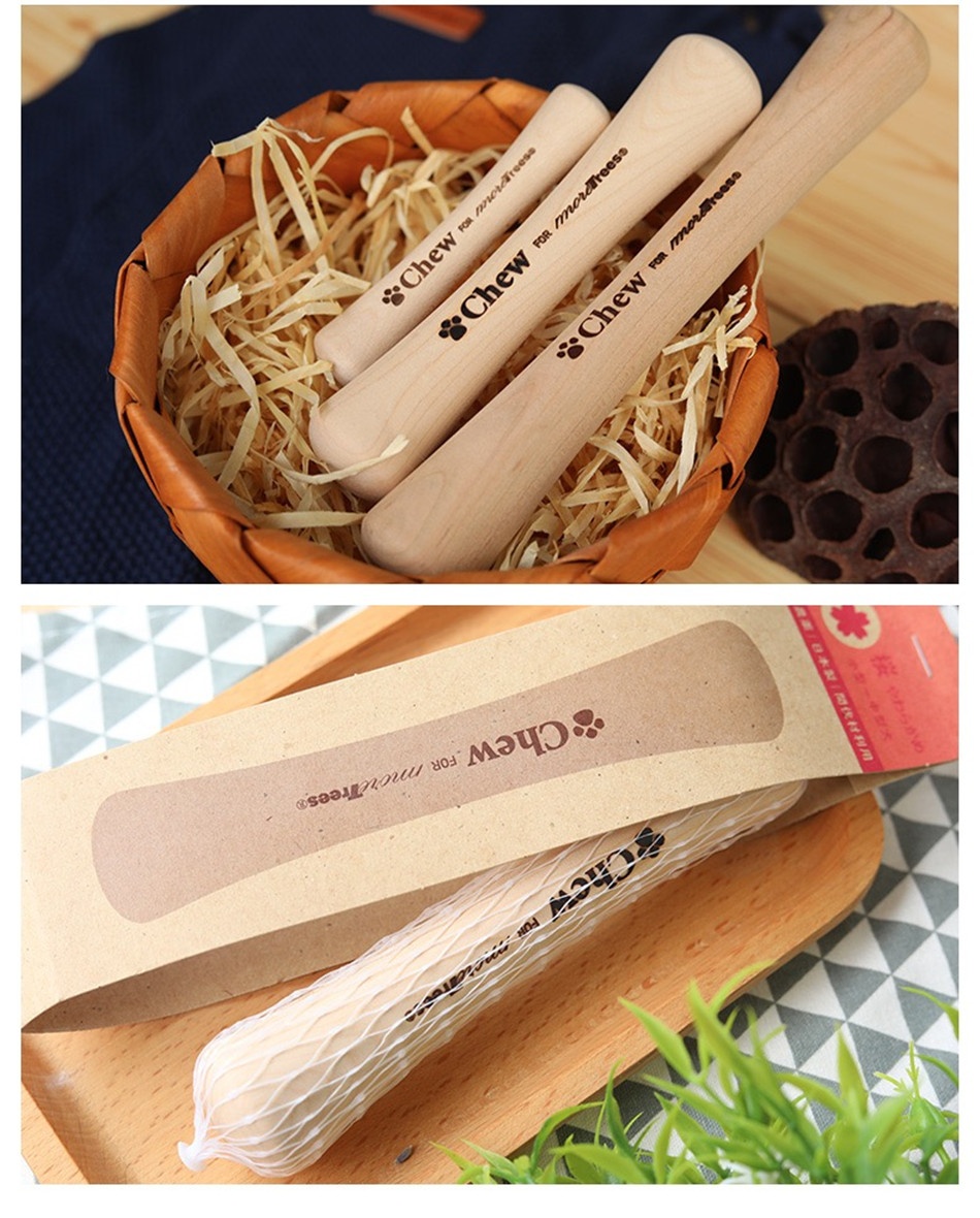 商品[国内直发] A.P.D.C.-Organics|日本再生森林咬咬木（洁牙磨牙防口臭 训练）|Chew for more Trees,价格¥112,第12张图片详细描述