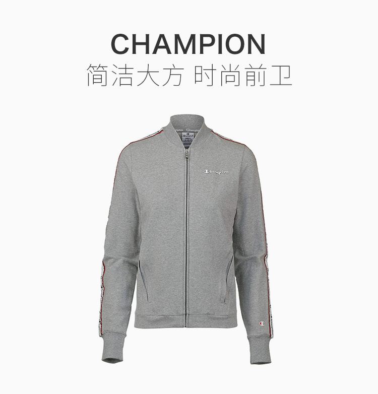 商品CHAMPION|Champion 女士灰色运动卫衣 111421-EM006,价格¥230,第3张图片详细描述