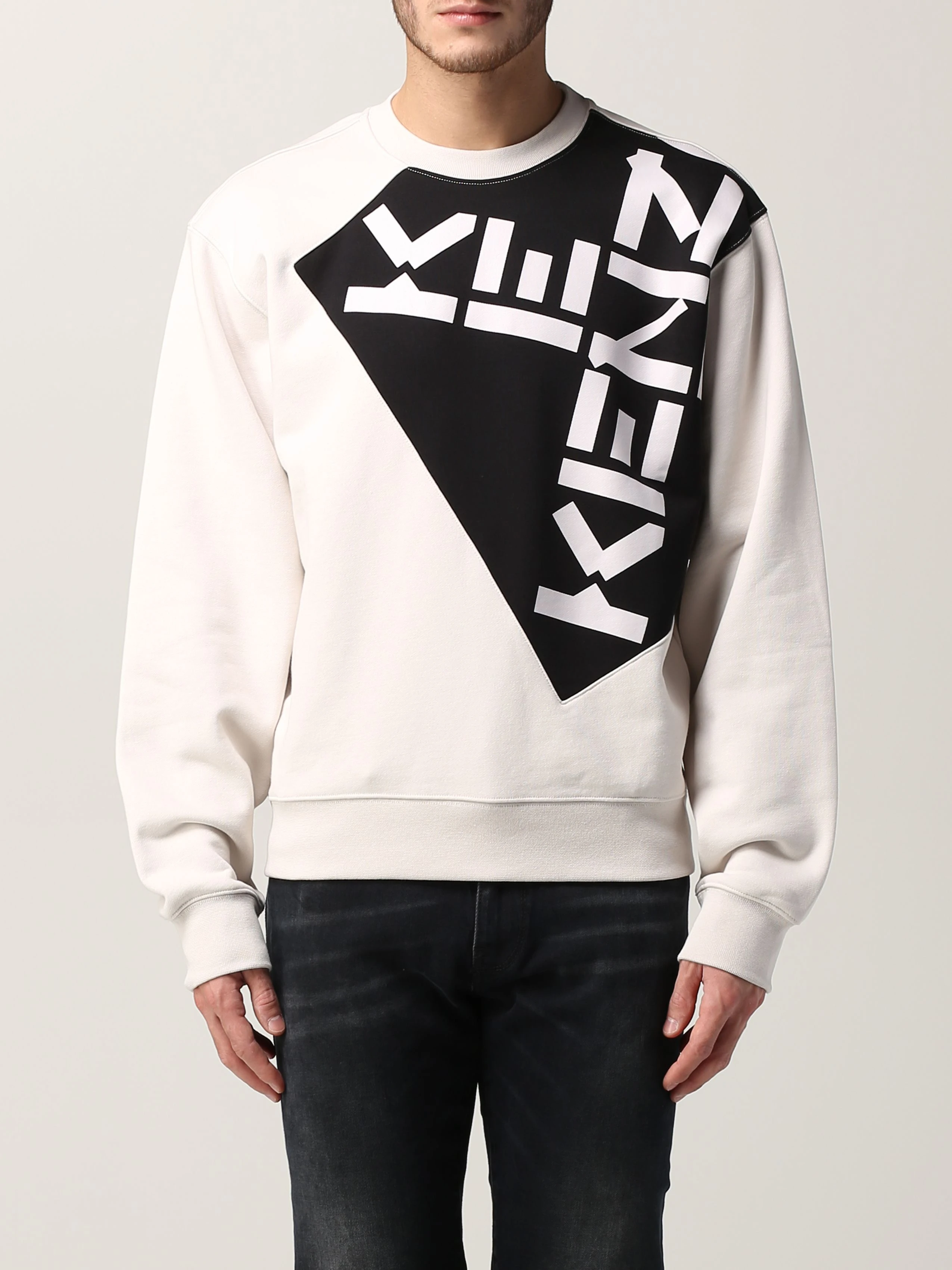 商品[国内直发] Kenzo|Kenzo 男士连帽卫衣 FB65SW0204MS-94,价格¥1906,第1张图片详细描述