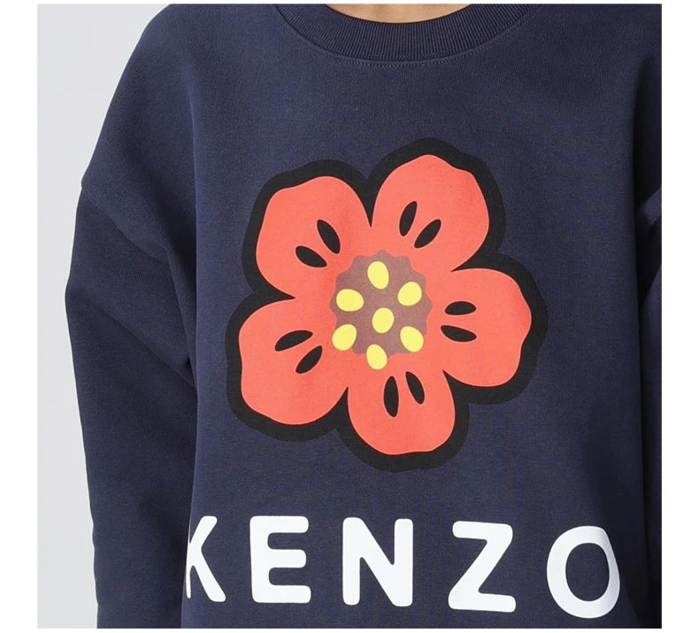 商品Kenzo|KENZO 女士卫衣海军蓝色 FC62SW0114ME-77,价格¥1286,第7张图片详细描述