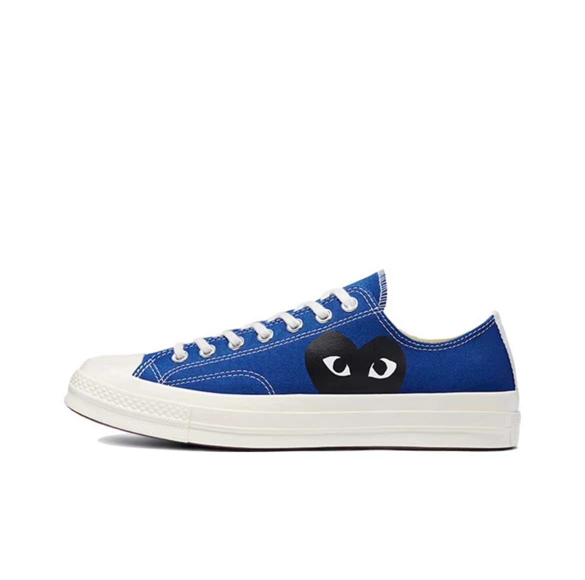 商品Comme des Garcons|川久保玲 低帮休闲帆布 鞋 男女同款 蓝黑P1K121（澳门仓发货）,价格¥1403,第9张图片详细描述