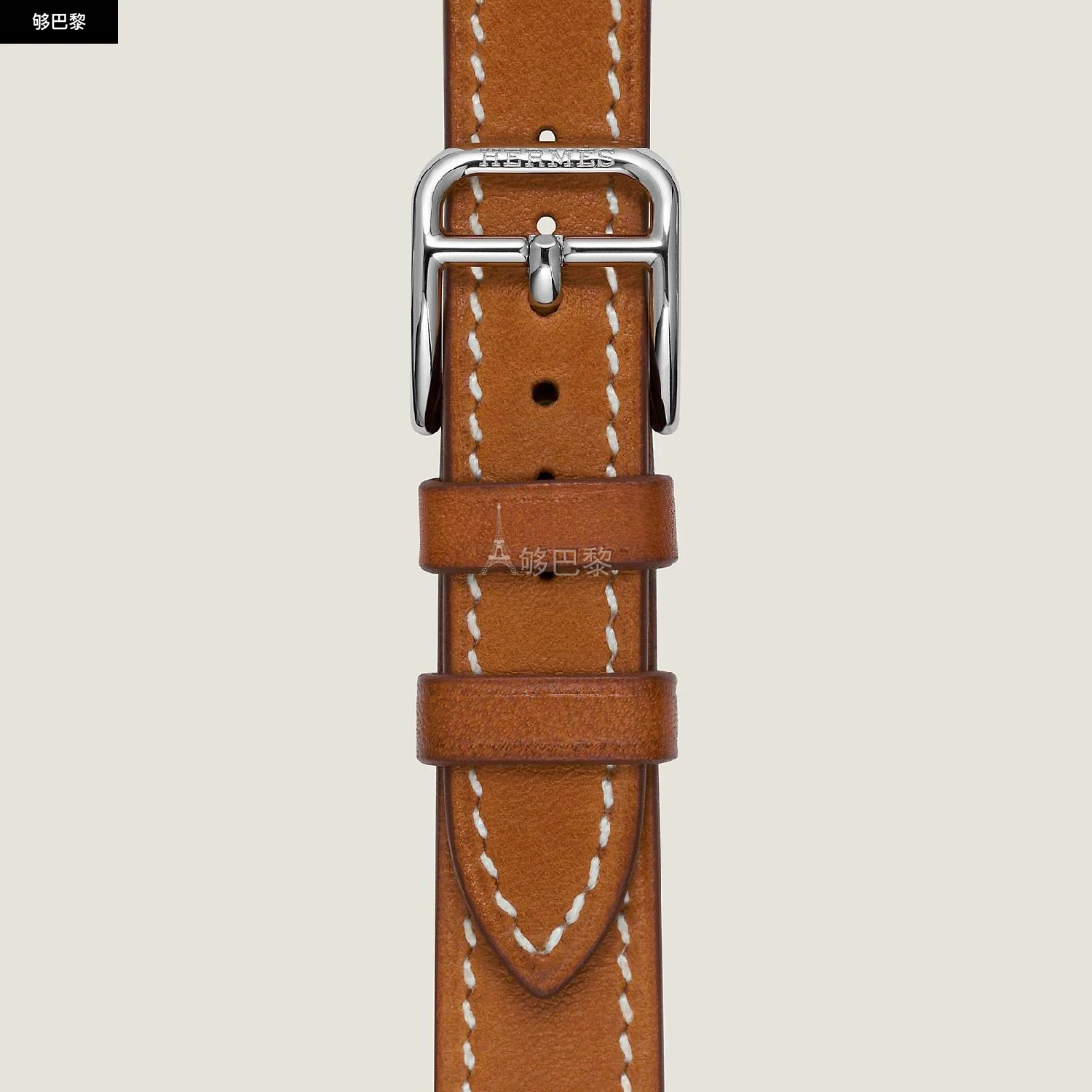 商品Hermes|【预售】 爱马仕 24秋冬 女士 手表带 Bracelet pour Heure H Petit modèle 25 mm, simple tour WKB0063WK34103,价格¥3086,第2张图片详细描述