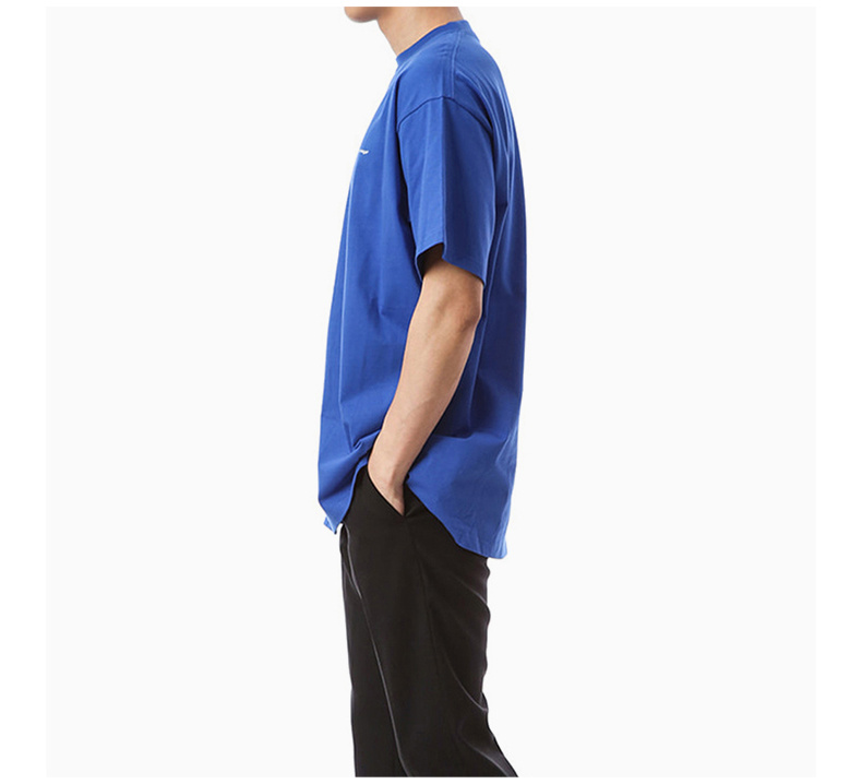 商品Balenciaga|Balenciaga 巴黎世家 男士蓝色短袖T恤 556150-TBV43-8077,价格¥1641,第8张图片详细描述