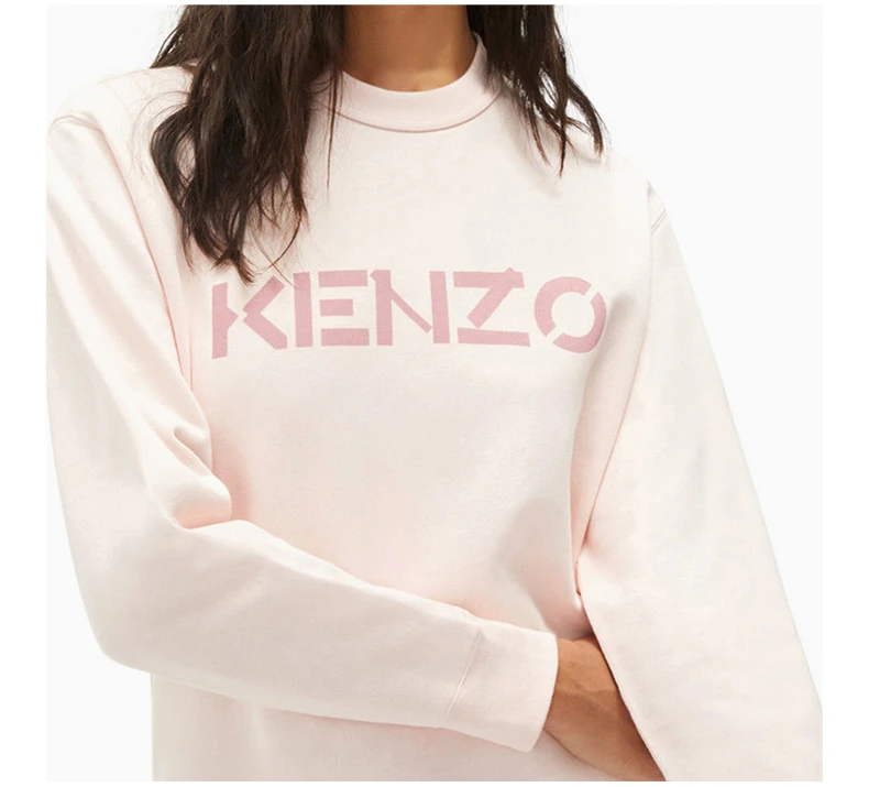 商品Kenzo|KENZO 淡粉色女士卫衣/帽衫 FB62SW8214ML-34,价格¥1642,第7张图片详细描述