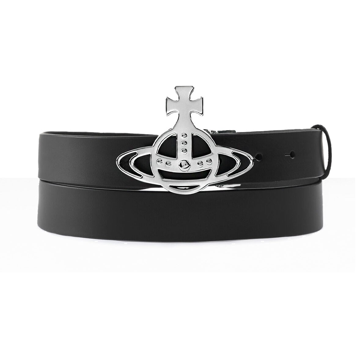 商品Vivienne Westwood|西太后Line Orb Buckle Belt 女士装饰腰带（香港仓发货）,价格¥1865,第2张图片详细描述