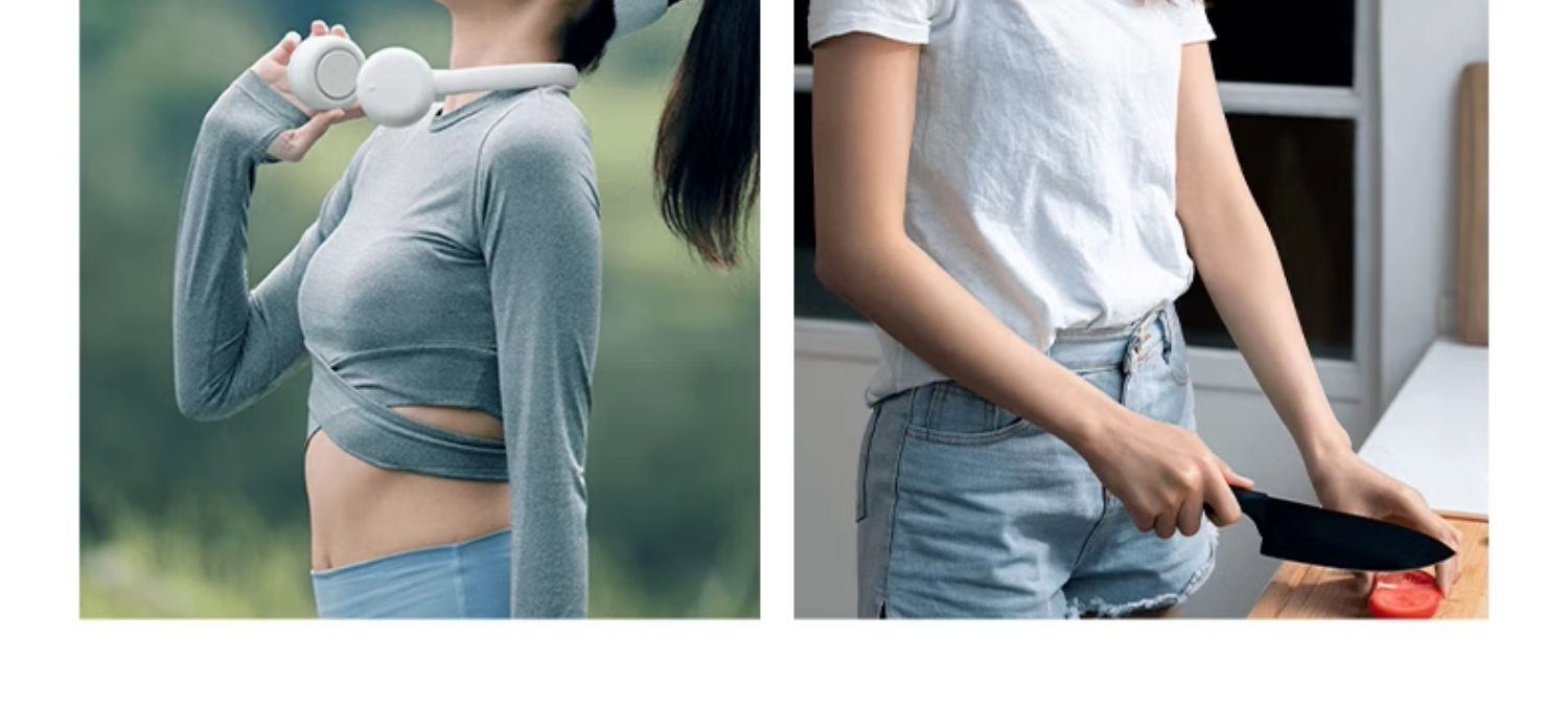商品[国内直发] Airmate|挂脖风扇便携式随身小型电风扇无线充电大风力户外风扇,价格¥111,第10张图片详细描述