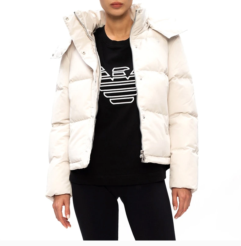 商品Emporio Armani|EMPORIO ARMANI 黑色女士卫衣/帽衫 6H2M7B-2J49Z-0999,价格¥977,第8张图片详细描述