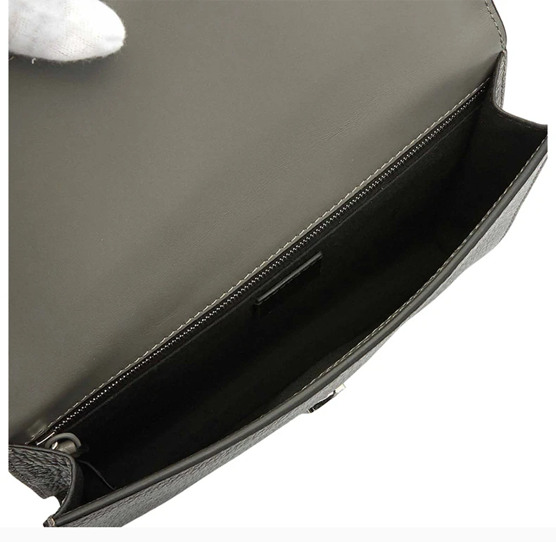 商品[国内直发] Fendi|FENDI 灰色男士单肩包 7VA524-AG0L-F0ZJ4,价格¥10475,第6张图片详细描述