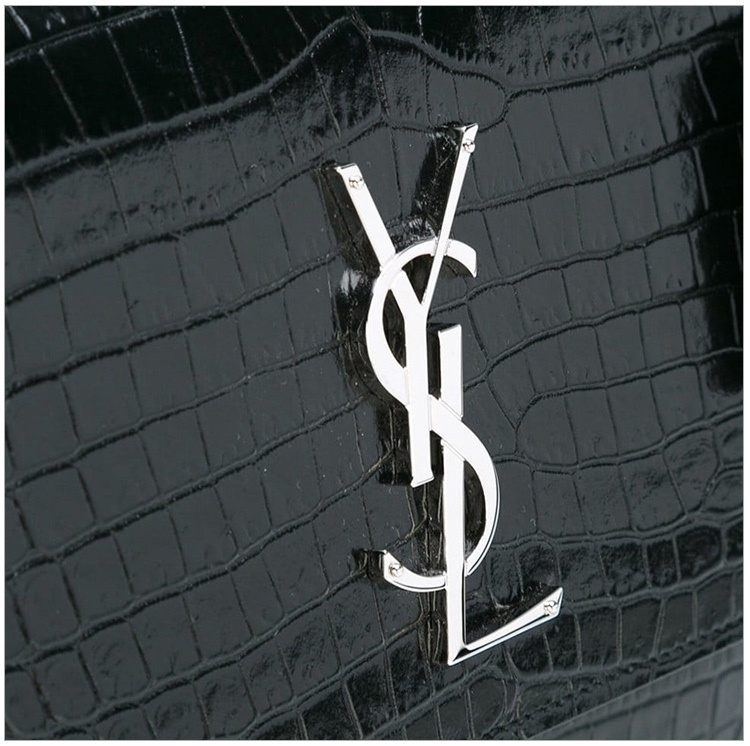 商品[国内直发] Yves Saint Laurent|YSL 圣罗兰 当红新款粒纹牛皮YSL风琴包 442906-DND0N-1000,价格¥20311,第27张图片详细描述