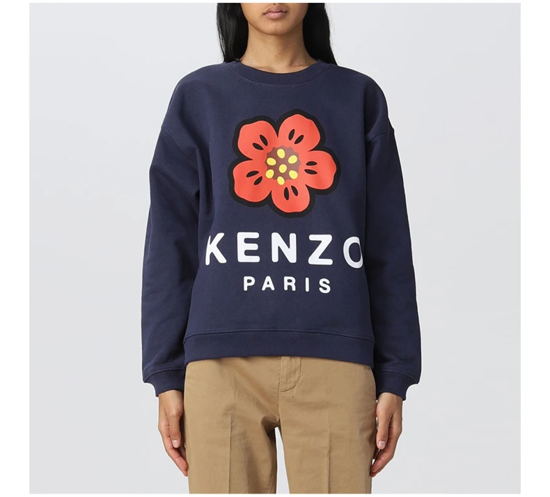 商品Kenzo|KENZO 女士卫衣海军蓝色 FC62SW0114ME-77,价格¥1286,第5张图片详细描述