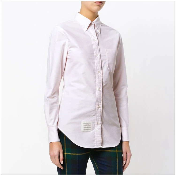 商品Thom Browne|Thom Browne 女士粉色衬衫 FLL005E-00139-680,价格¥1937,第5张图片详细描述