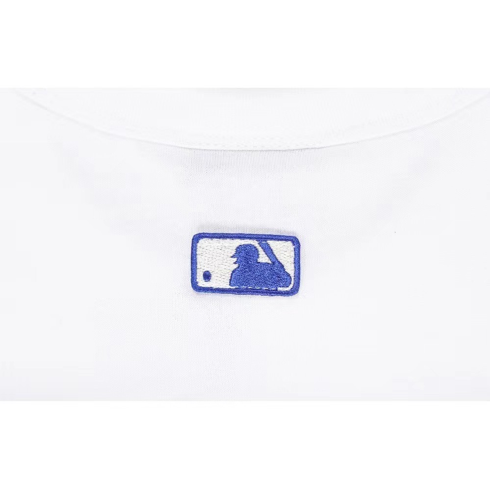 商品MLB|【享贝家】美联棒MLB 棋盘格短袖T恤 男女同款 白色 3ATSM8023K000107WHS Q,价格¥248,第7张图片详细描述