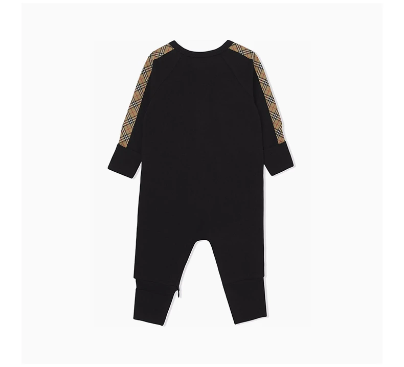 商品Burberry|BURBERRY 黑色婴幼儿连体衣 8048408,价格¥1185,第6张图片详细描述
