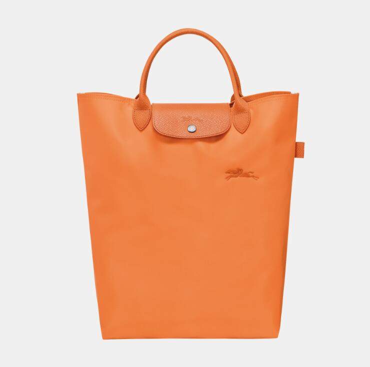 商品Longchamp|珑骧Logo压花 再生聚酰胺拼帆布 托特包Tote包购物袋手提包 中号 女款 多色（香港仓发货）,价格¥857,第4张图片详细描述