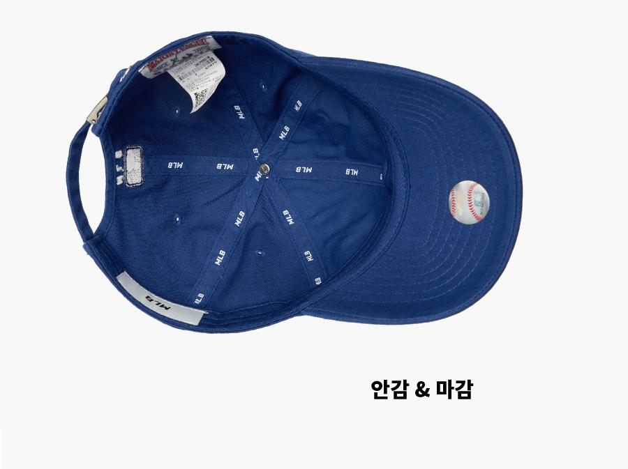 商品MLB|【韩国直邮|包邮包税】美联棒MLB 蓝色 大标白LA 棒球帽 遮阳帽 3ACP6601NK002507NYSFREE,价格¥212,第3张图片详细描述