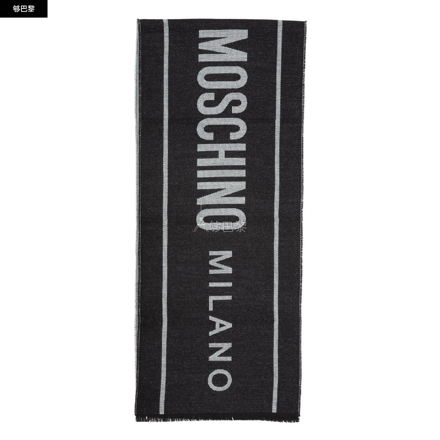 商品Moschino|【特惠9.2折】包邮包税【预售7天发货】 MOSCHINO 2023秋冬 男士 围巾 围巾 1798883 50195M5647004 ,价格¥1630,第5张图片详细描述