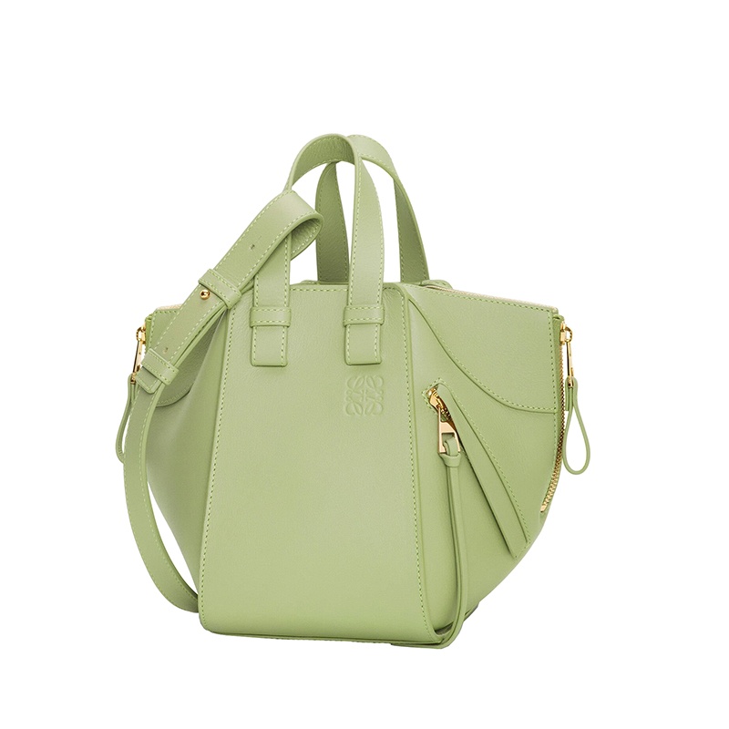 商品Loewe|罗意威24新款 女士绿色小牛皮可调肩带拉链手提包 A538H13X10-3916,价格¥18874,第20张图片详细描述
