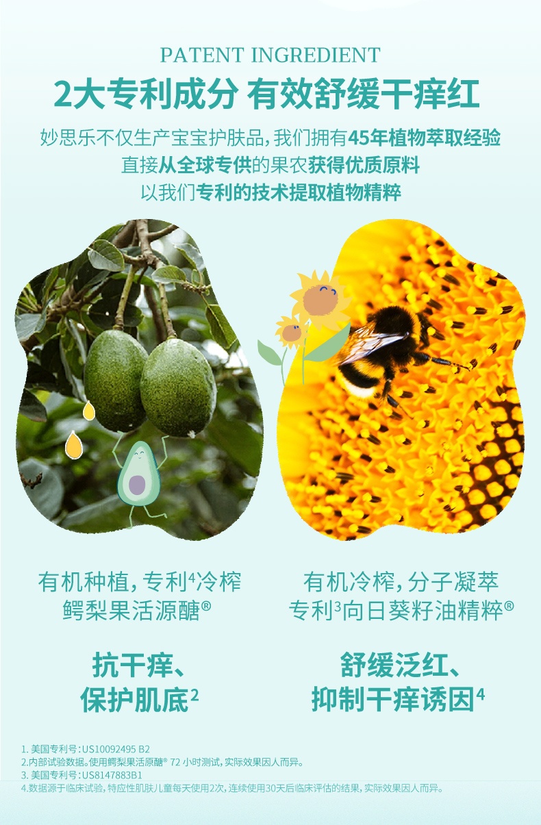 商品[国内直发] Mustela|妙思乐思恬雅沐浴露温和清洁缓解皮肤干燥宝宝沐浴露200ML,价格¥148,第4张图片详细描述