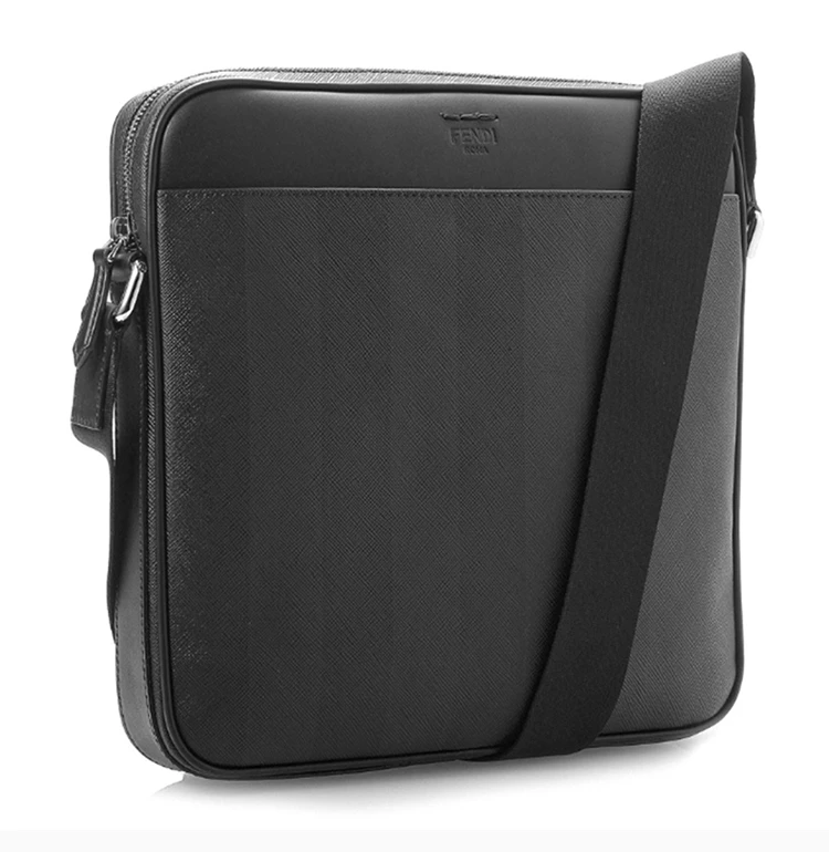 商品[国内直发] Fendi|FENDI 男士黑色斜挎包 7VA338-P63-F0HD2,价格¥6400,第6张图片详细描述