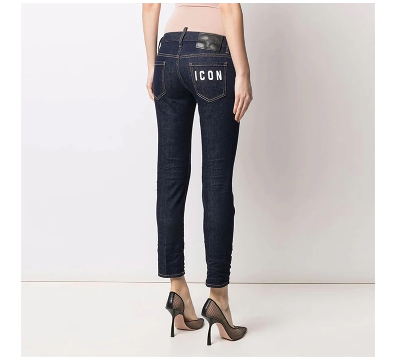 商品DSQUARED2|DSQUARED2 女士紧身版型经典蓝牛仔裤 S80LA0017-S30595-470,价格¥1880,第7张图片详细描述