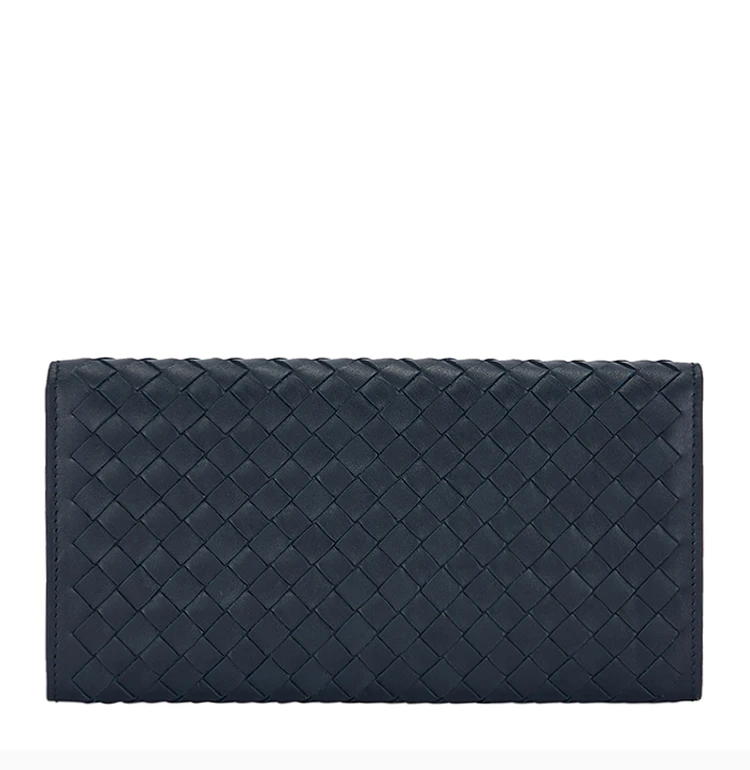 商品[国内直发] Bottega Veneta|Bottega Veneta 葆蝶家 中性深蓝色钱包 138625-V4651-4013,价格¥5667,第5张图片详细描述