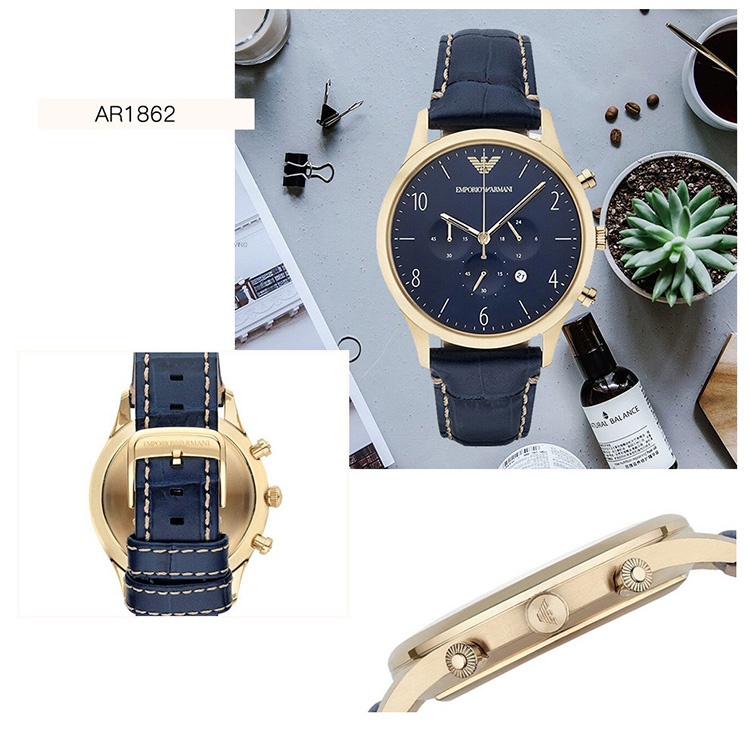 商品Emporio Armani|阿玛尼ARMANI-时尚系列 AR1862 石英男表,价格¥1478,第5张图片详细描述