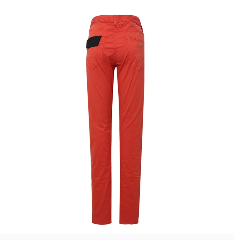 商品Emporio Armani|EMPORIO ARMANI 橘红色男士休闲裤 ANJ08SA4L,价格¥799,第6张图片详细描述