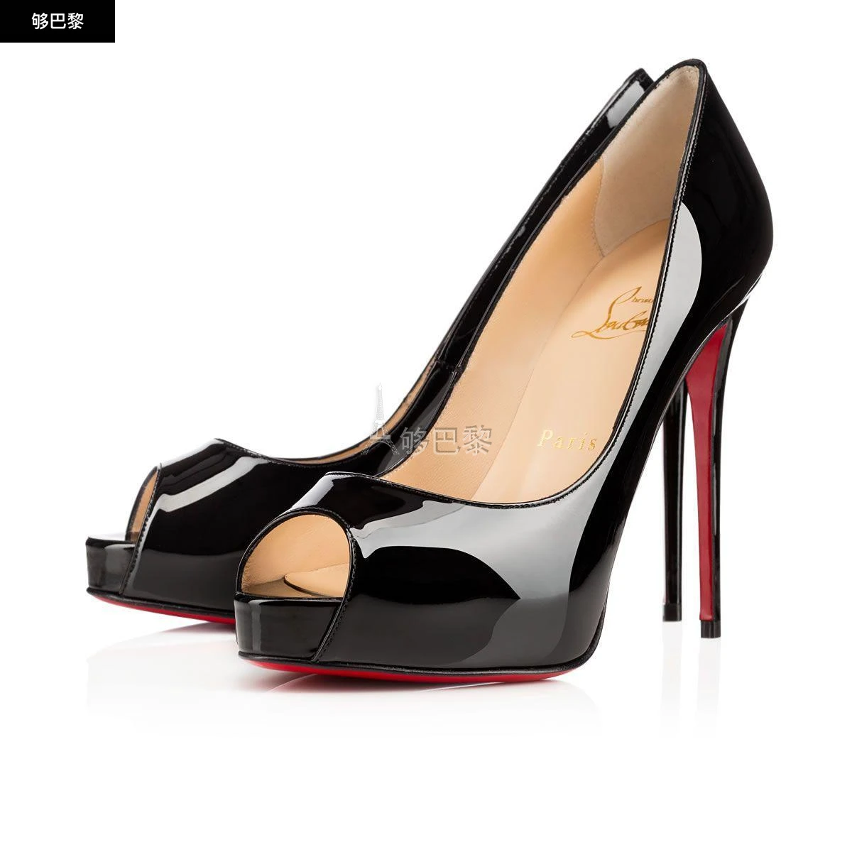 商品Christian Louboutin|【预售】 CL红底鞋 24秋冬 女士 高跟鞋 New Very Prive 1150600BK01,价格¥7119,第2张图片详细描述