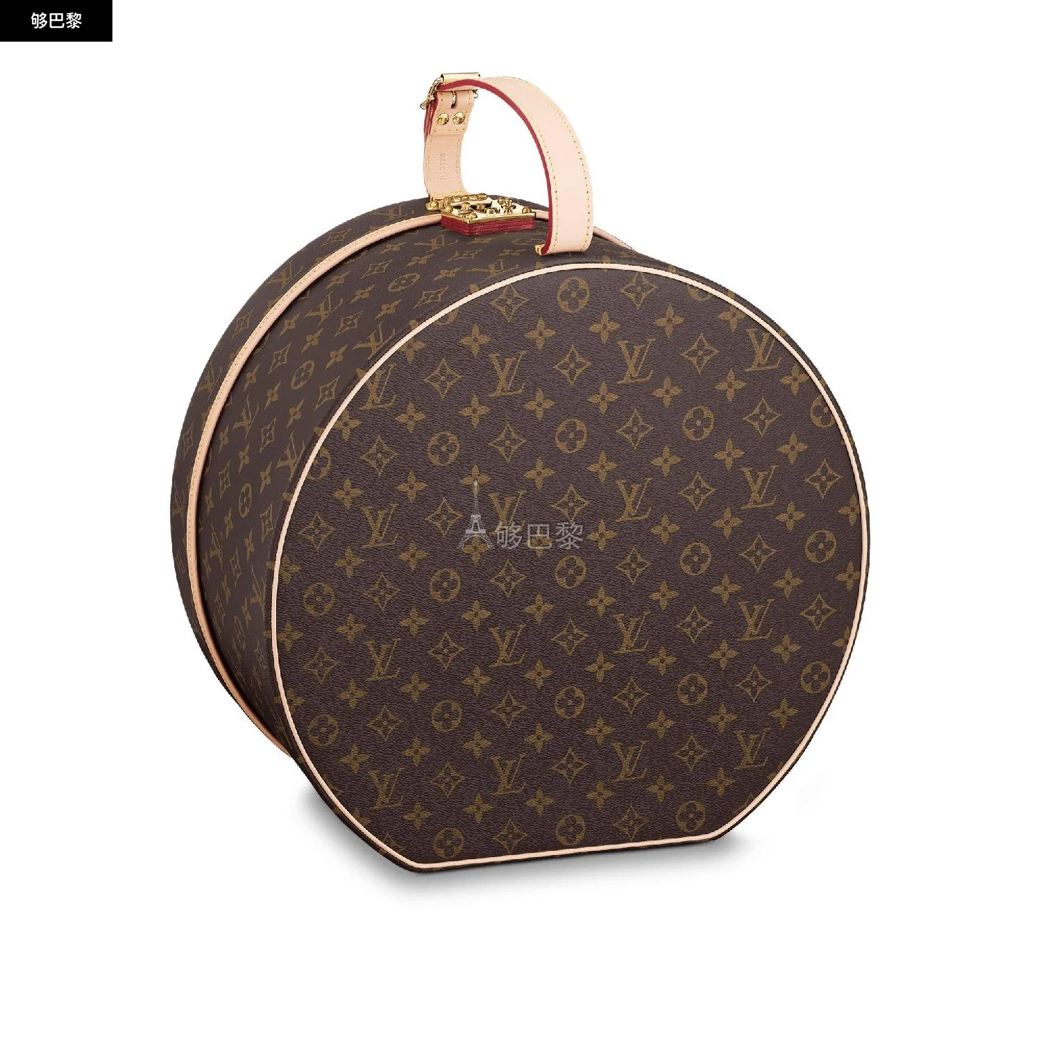 商品Louis Vuitton|【预售】 LV路易威登 24秋冬 男士 收纳包 BOÎTE CHAPEAU 40 帽箱 M23624,价格¥59366,第6张图片详细描述