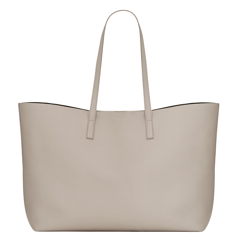 商品Yves Saint Laurent|SAINT LAURENT PARIS/圣罗兰 YSL 初春新款 E/W系列 女士滑面小牛皮购物单肩斜挎手提包,价格¥9633,第4张图片详细描述