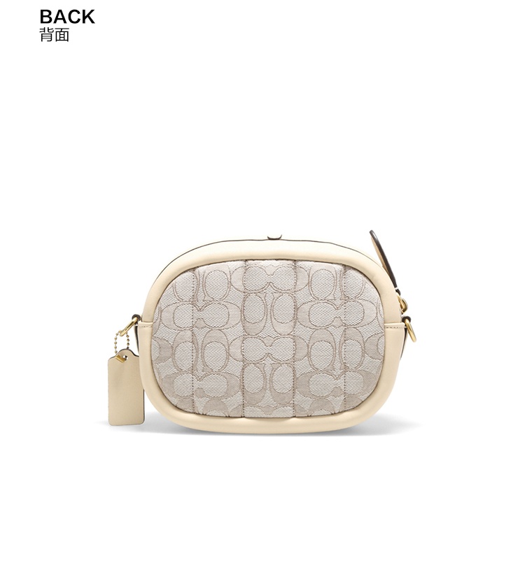 商品Coach|COACH 款女士织物配皮单肩斜挎包C5275B4SHG,价格¥1327,第4张图片详细描述